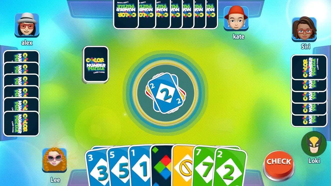 Screenshot di Color & Number - Card Game