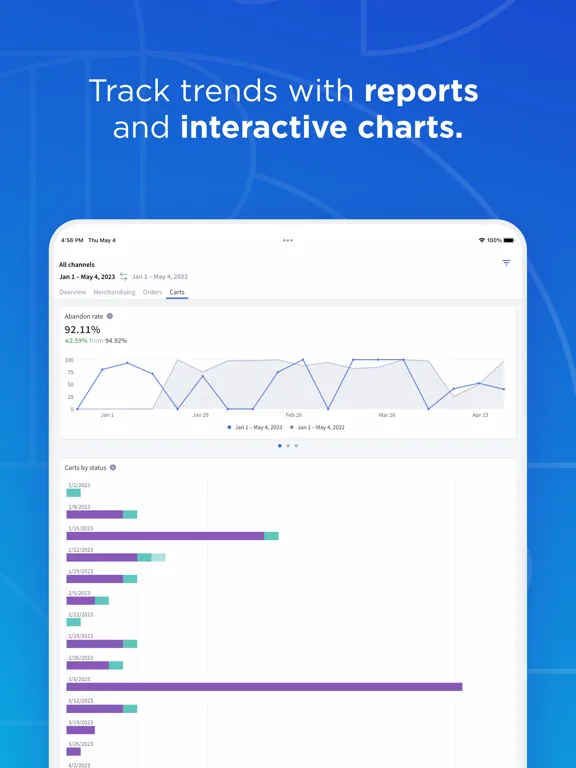 Zrzuty ekranu BigCommerce iPad 