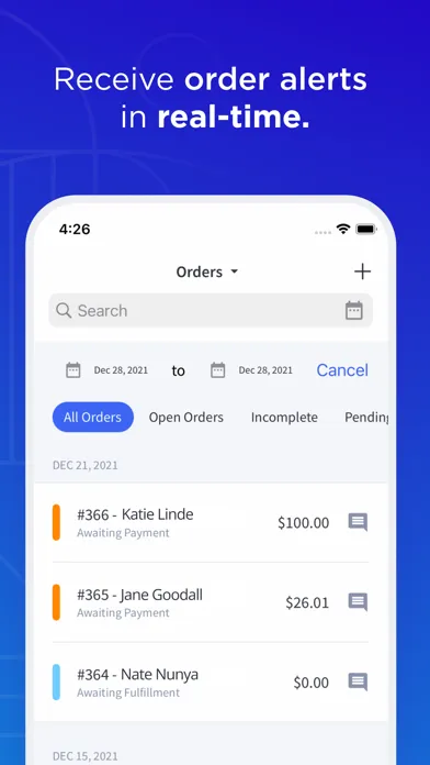 Zrzuty ekranu BigCommerce