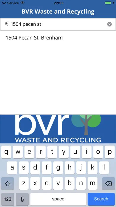 Zrzuty ekranu BVR Waste and Recycling