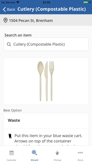 Zrzuty ekranu BVR Waste and Recycling