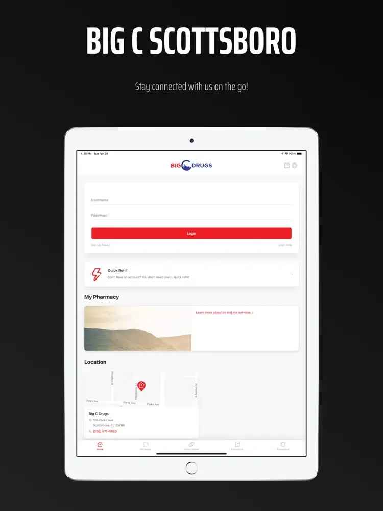 Capturas de pantalla de Big C Scottsboro iPad 