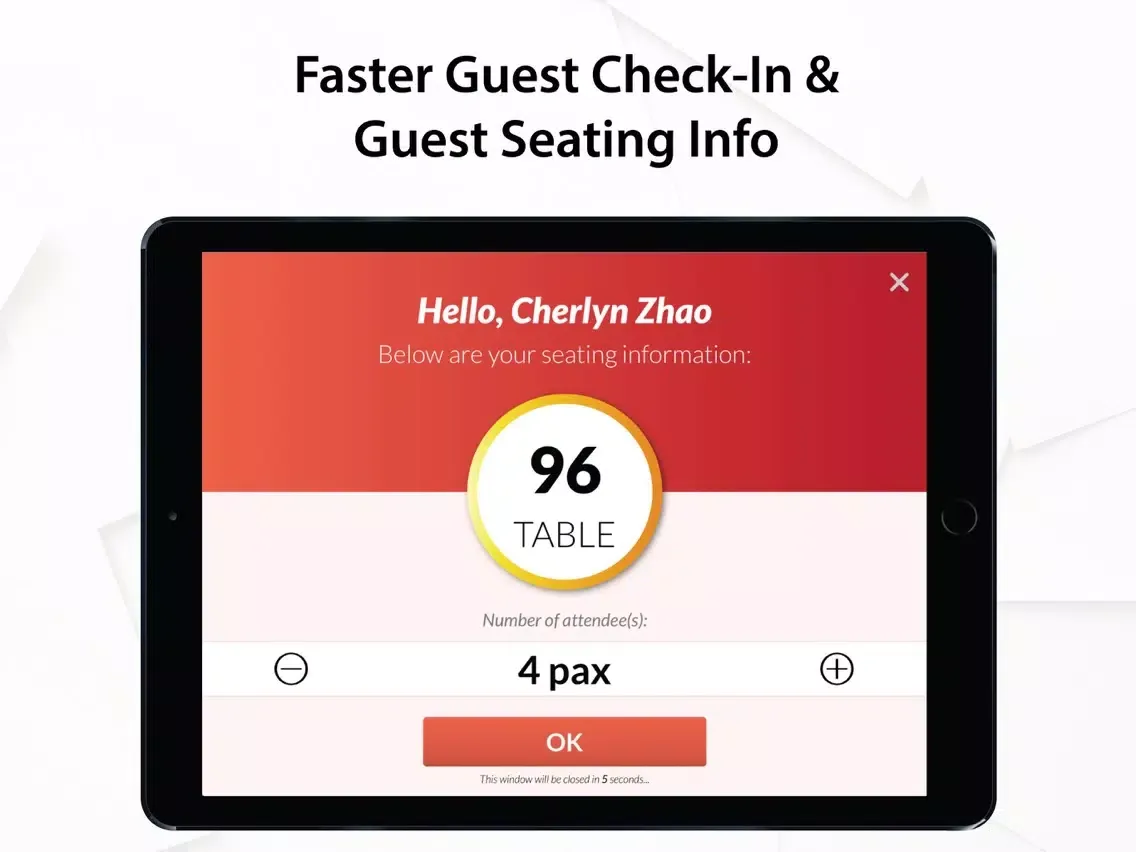 thebigday Event Self Checkin iPad  Screenshots