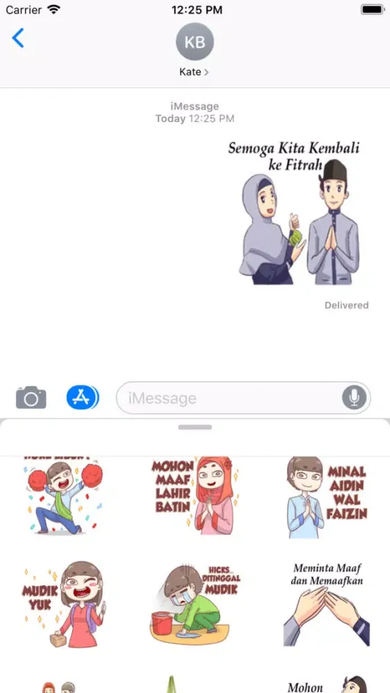 Ảnh chụp màn hình của Hijab Muslimah Ramadhan Moji