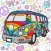 Hippie - Peace Sign Stickers