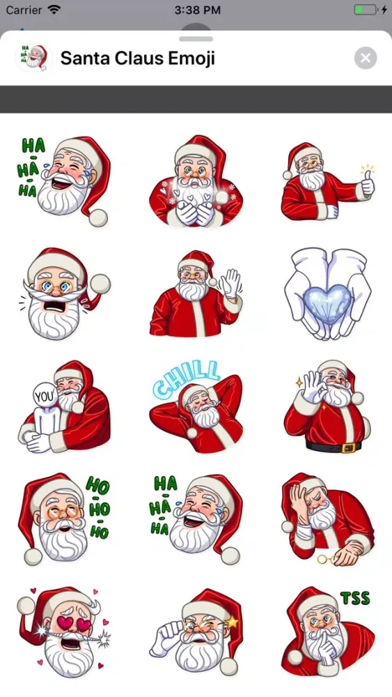 Santa Claus Emoji Screenshots