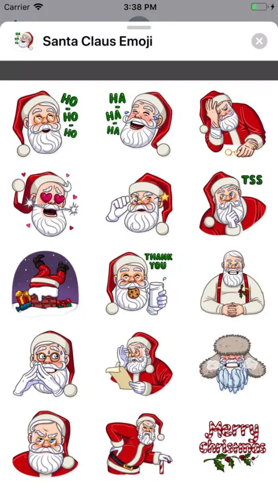 Santa Claus Emoji Screenshots