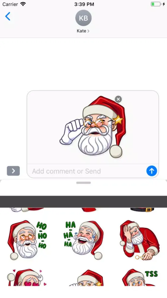Santa Claus Emoji Screenshots