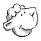Funny Stickers Sheep