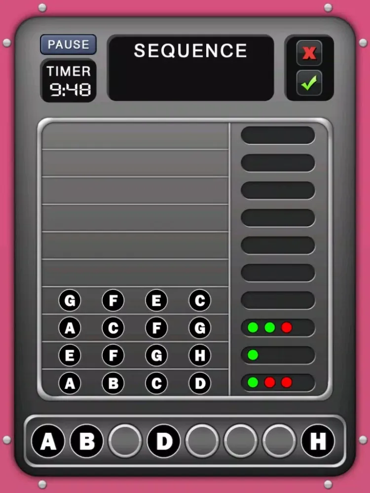Capturas de pantalla de Decode Letters iPad 
