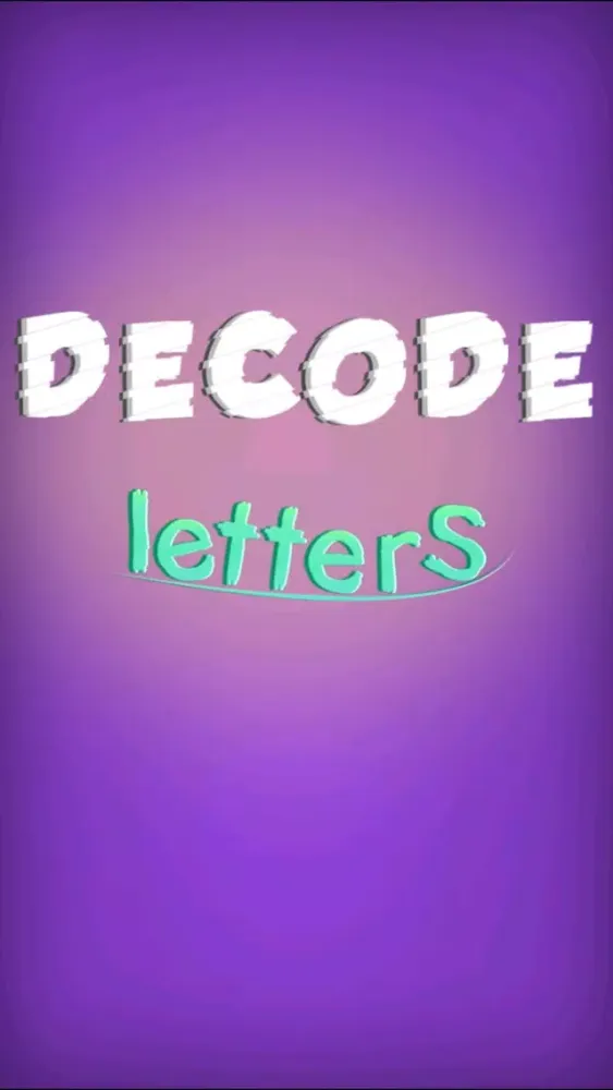 Capturas de pantalla de Decode Letters