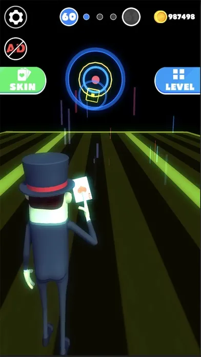 Screenshot di Card Throwing!
