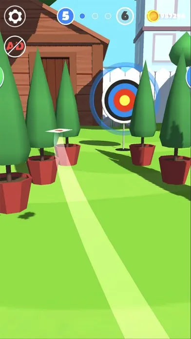 Screenshot di Card Throwing!