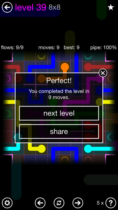 Flow Free: Warps سکرین شاٹس