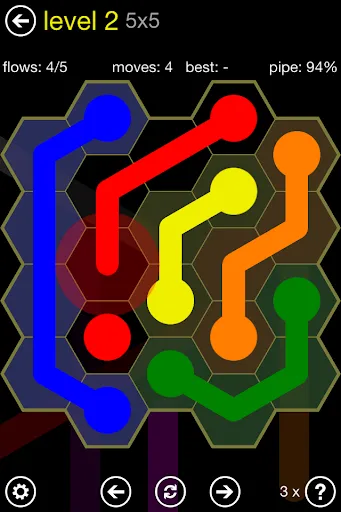 Скриншоты Flow Free: Hexes