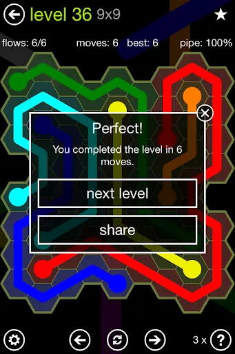 Скриншоты Flow Free: Hexes