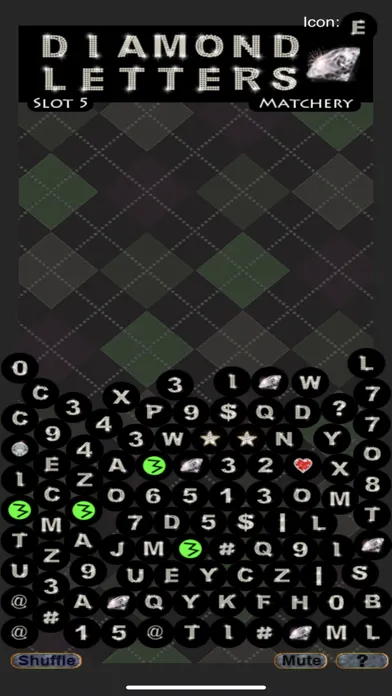 Zrzuty ekranu Diamond Letters Slot E