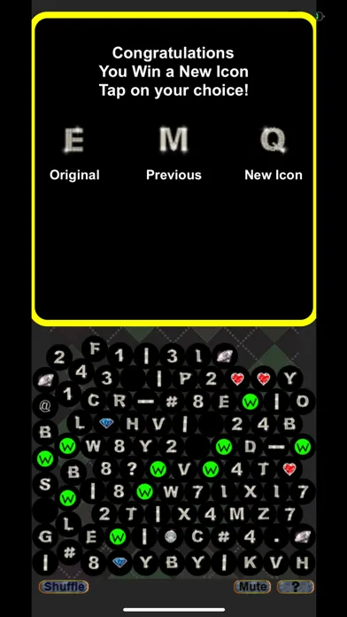 Zrzuty ekranu Diamond Letters Slot E