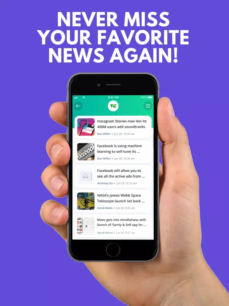 AudiBrow: News from Top Sites! iPad  سکرین شاٹس