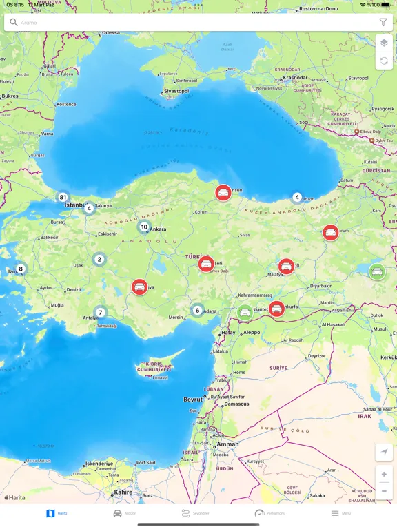 Скриншоты Biges365 Mobil Takip iPad 