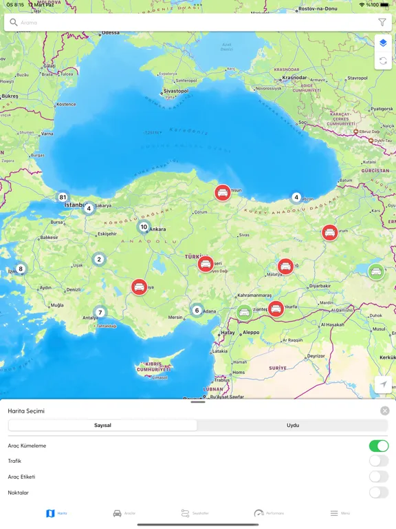 Скриншоты Biges365 Mobil Takip iPad 