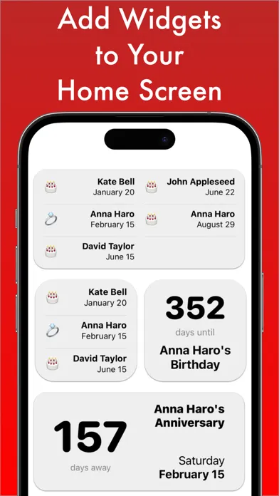 ภาพหน้าจอของ Dateminder - Event Reminders