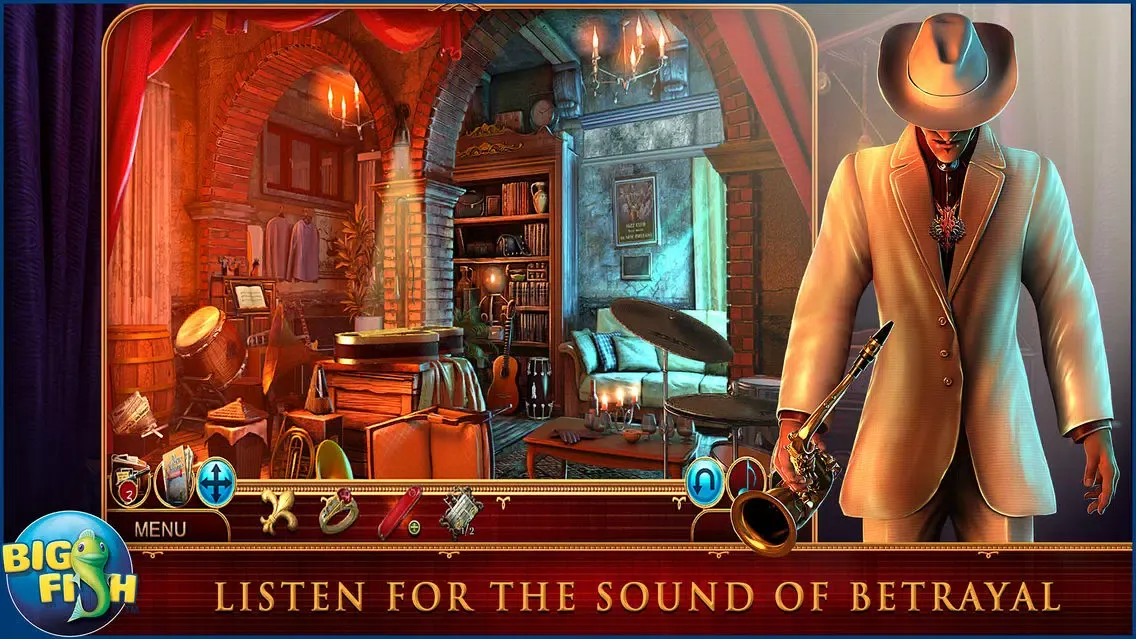 Capturas de pantalla de Cadenza: Music, Betrayal, and Death - A Hidden Object Detective Adventure (Full)