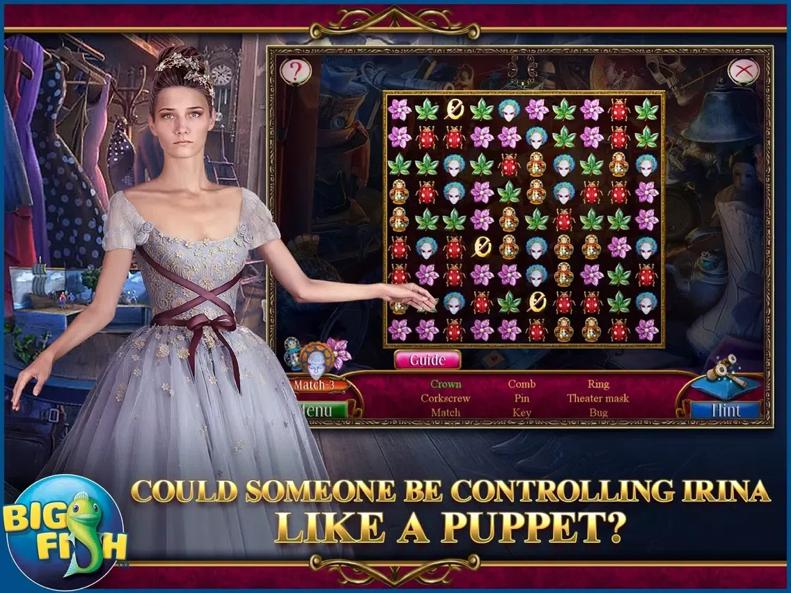 Danse Macabre: Lethal Letters - A Mystery Hidden Object Game (Full) iPad  स्क्रीनशॉट