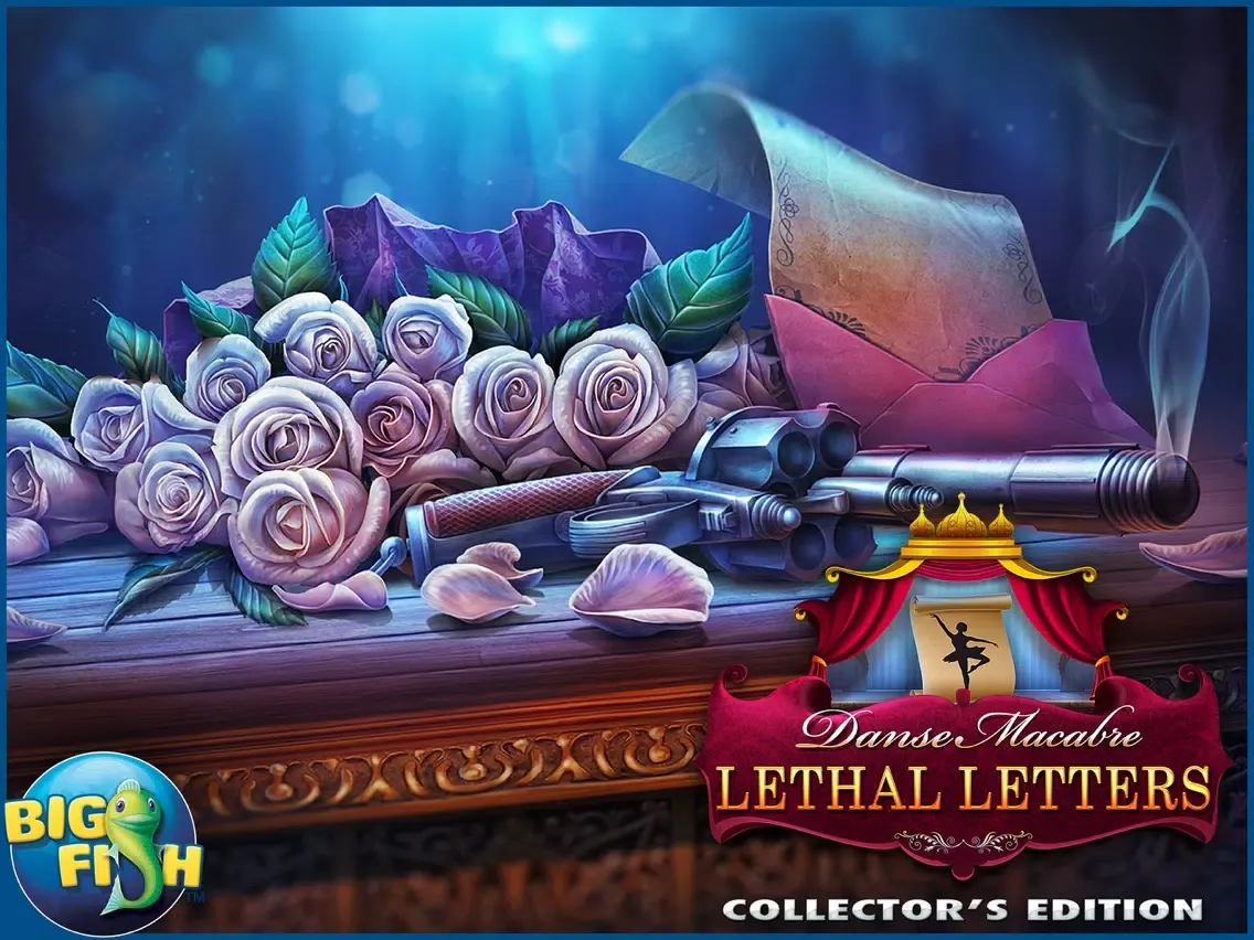 Danse Macabre: Lethal Letters - A Mystery Hidden Object Game (Full) iPad  स्क्रीनशॉट