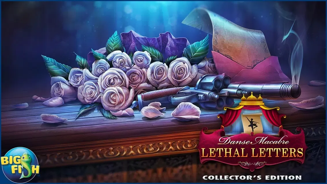 Danse Macabre: Lethal Letters - A Mystery Hidden Object Game (Full) स्क्रीनशॉट