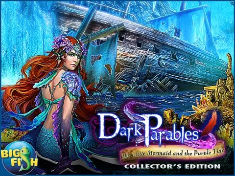 Dark Parables: The Little Mermaid and the Purple Tide Collector's Edition HD iPad  Screenshots
