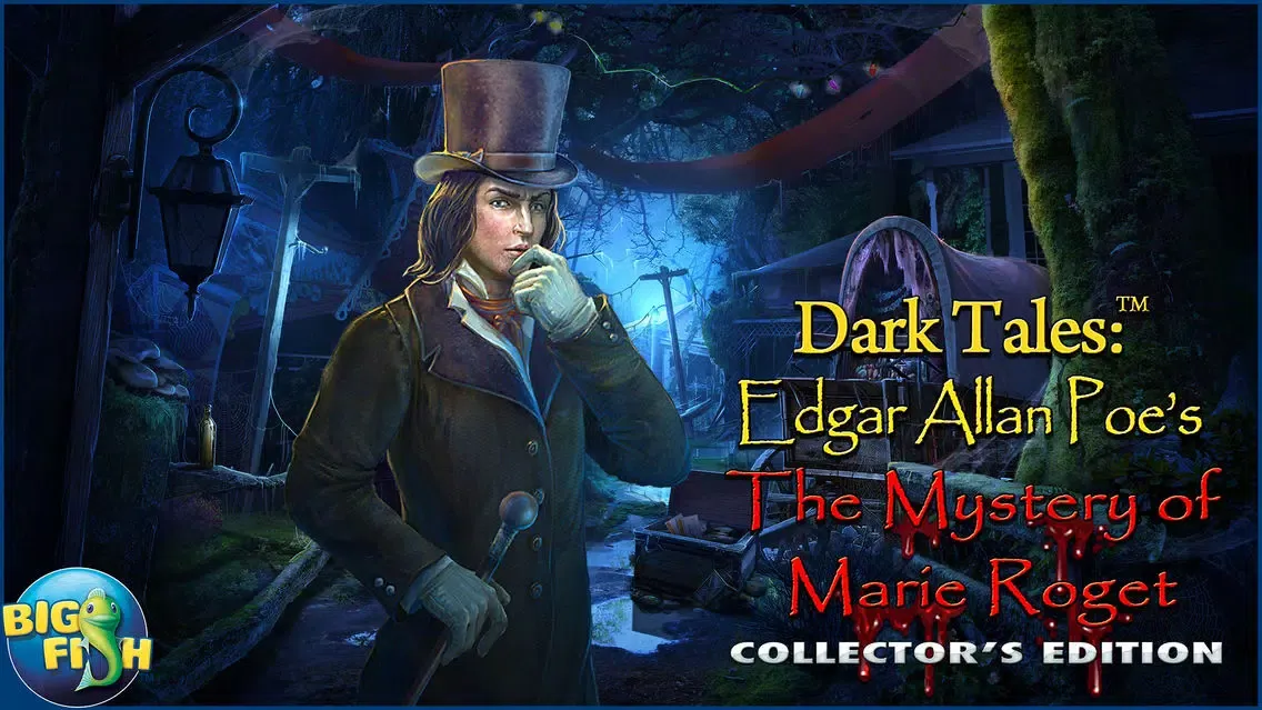 Dark Tales: Edgar Allan Poe’s The Mystery of Marie Roget - A Hidden Object Mystery應用截圖