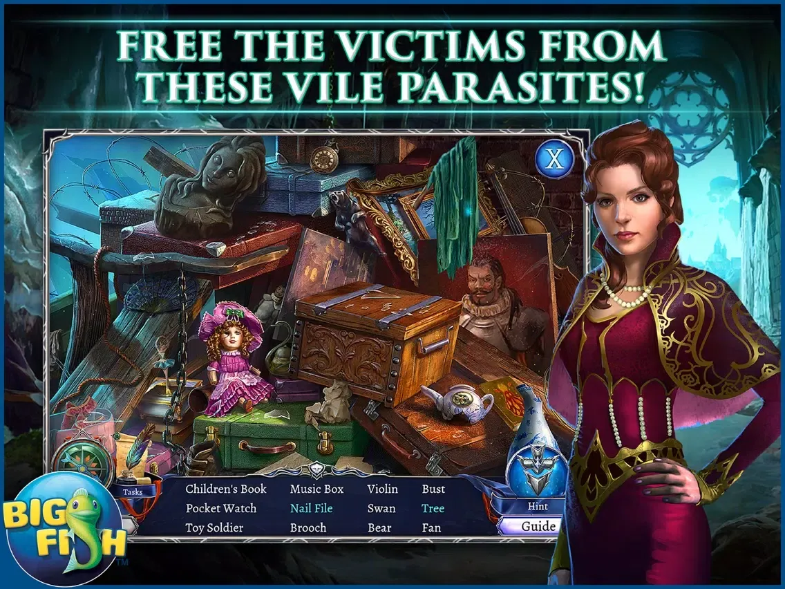 Captures d'écran de Grim Legends: The Dark City (Full) - Hidden Object iPad 