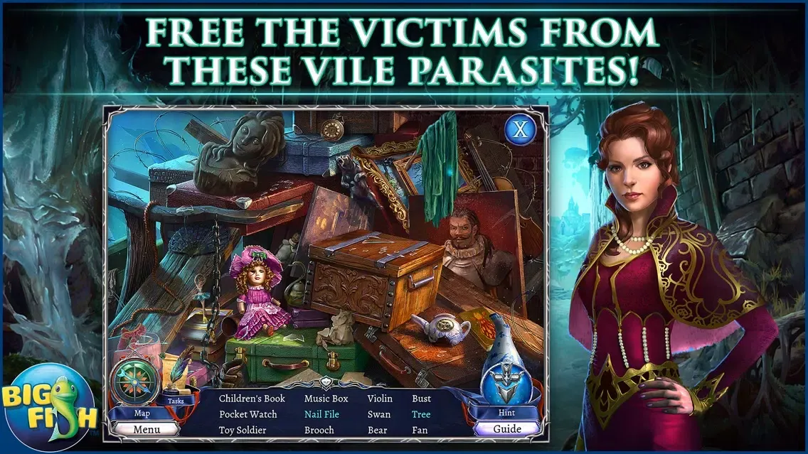 Captures d'écran de Grim Legends: The Dark City (Full) - Hidden Object