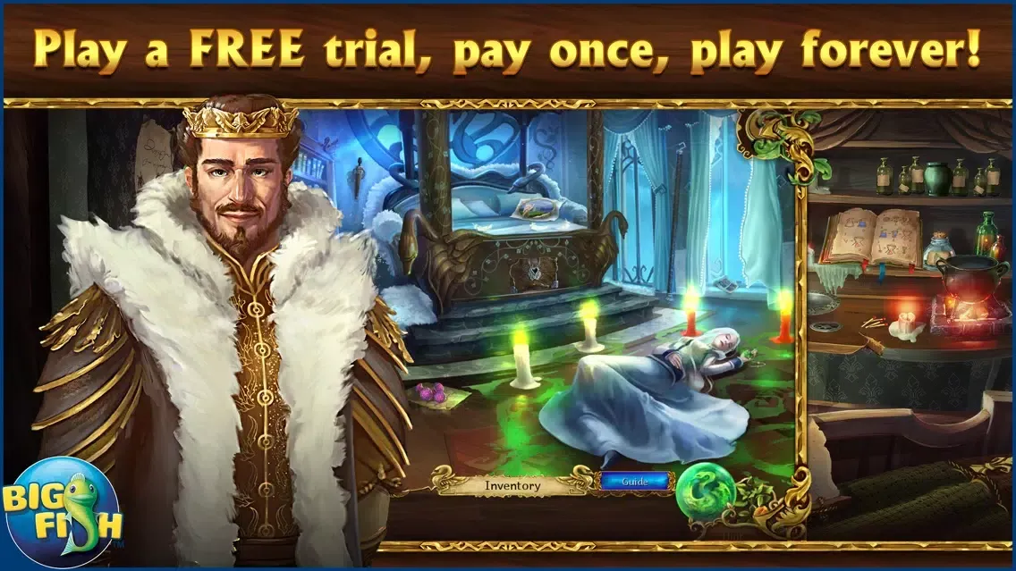 Captures d'écran de Grim Legends 2: Song of the Dark Swan - A Magical Hidden Object Game