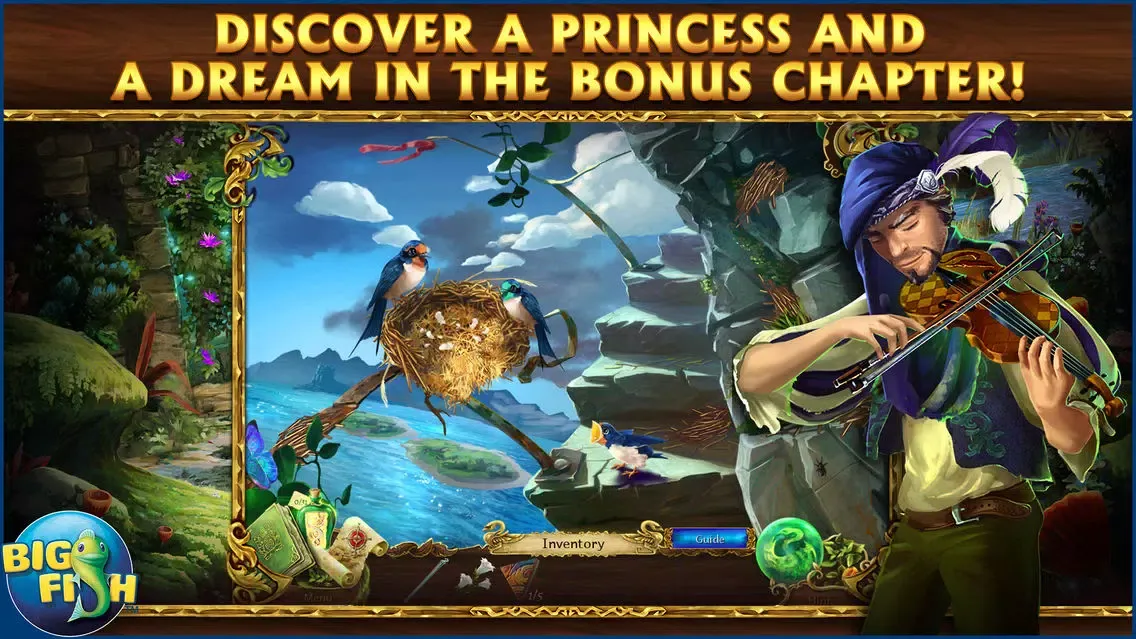 Ảnh chụp màn hình của Grim Legends 2: Song of the Dark Swan - A Magical Hidden Object Game (Full)