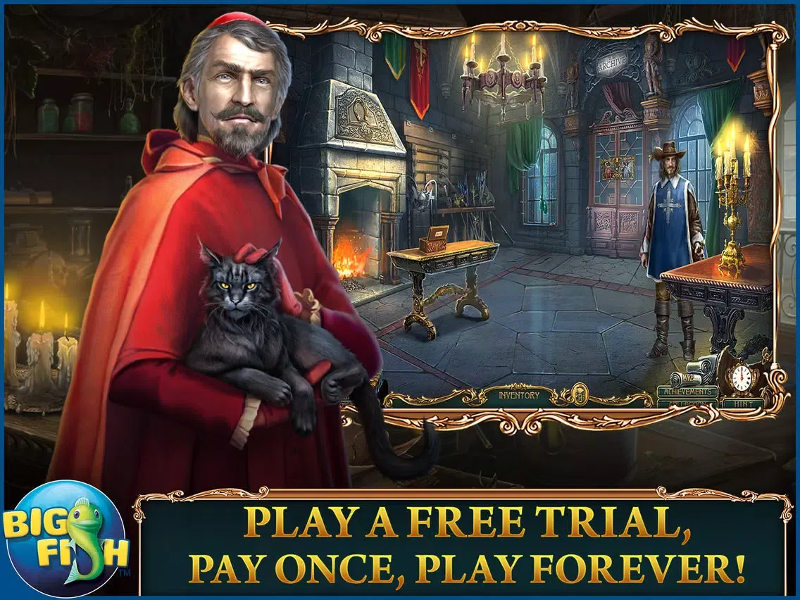 Haunted Legends: The Iron Mask - Hidden Objects iPad  Screenshots