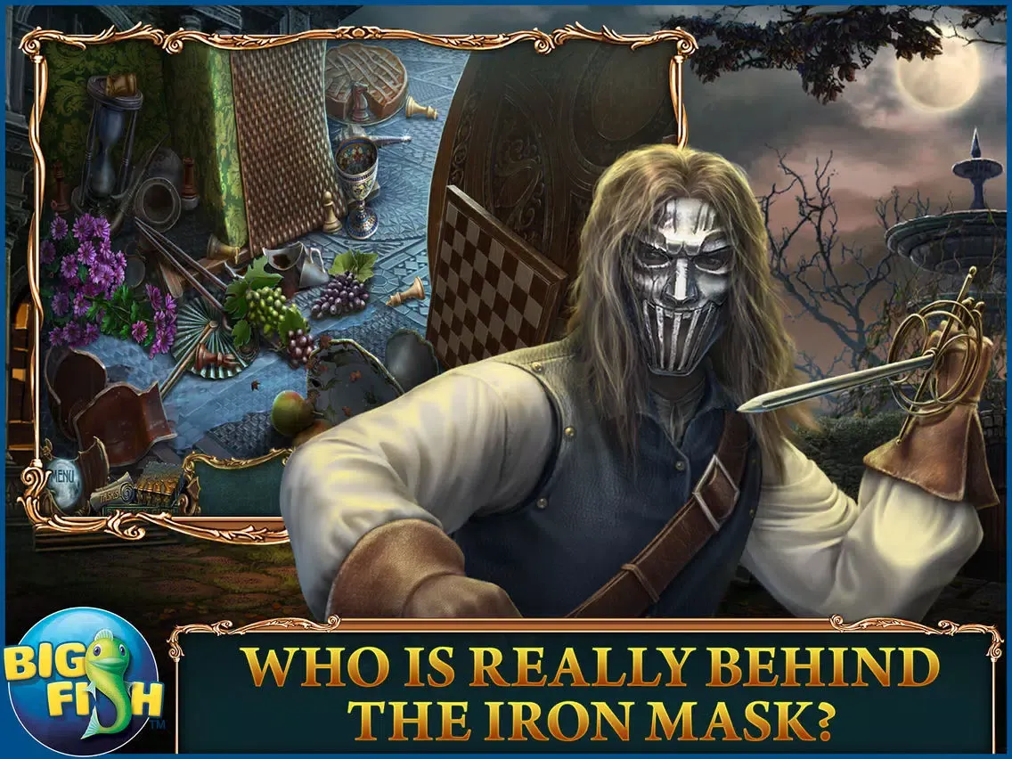 Haunted Legends: The Iron Mask - Hidden Objects iPad  Screenshots