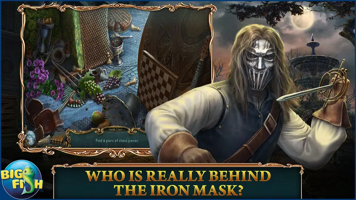 Haunted Legends: The Iron Mask - Hidden Objects Screenshots