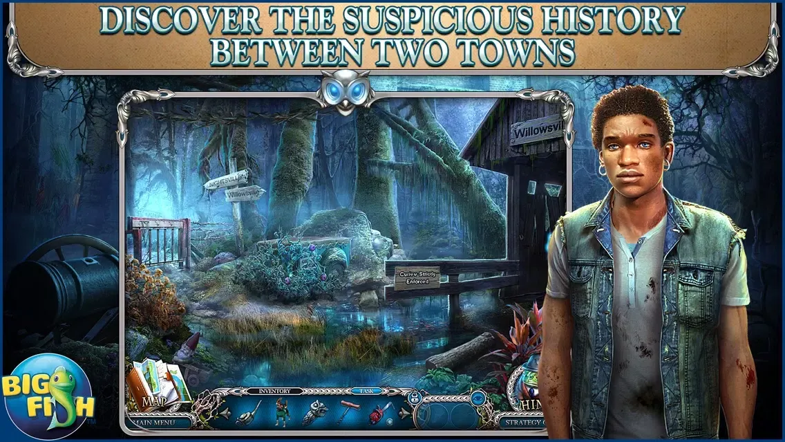 Capturas de tela do Mystery Trackers: Nightsville Horror - A Hidden Object Adventure (Full)