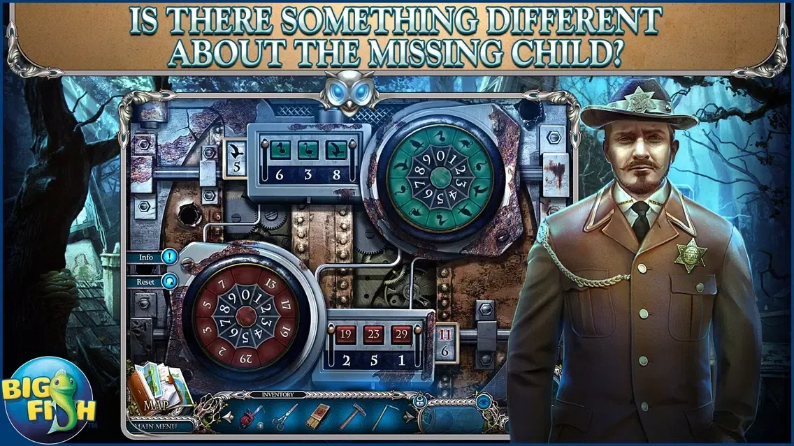 Capturas de tela do Mystery Trackers: Nightsville Horror - A Hidden Object Adventure (Full)