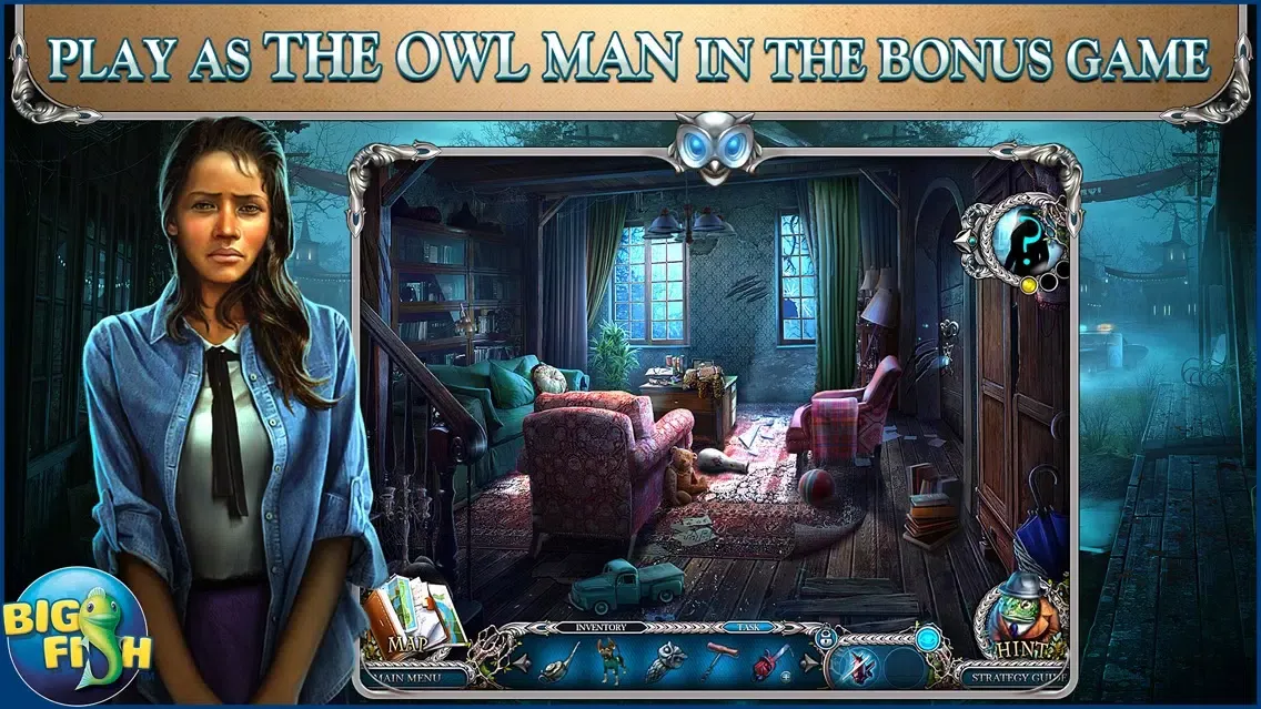 Capturas de tela do Mystery Trackers: Nightsville Horror - A Hidden Object Adventure (Full)