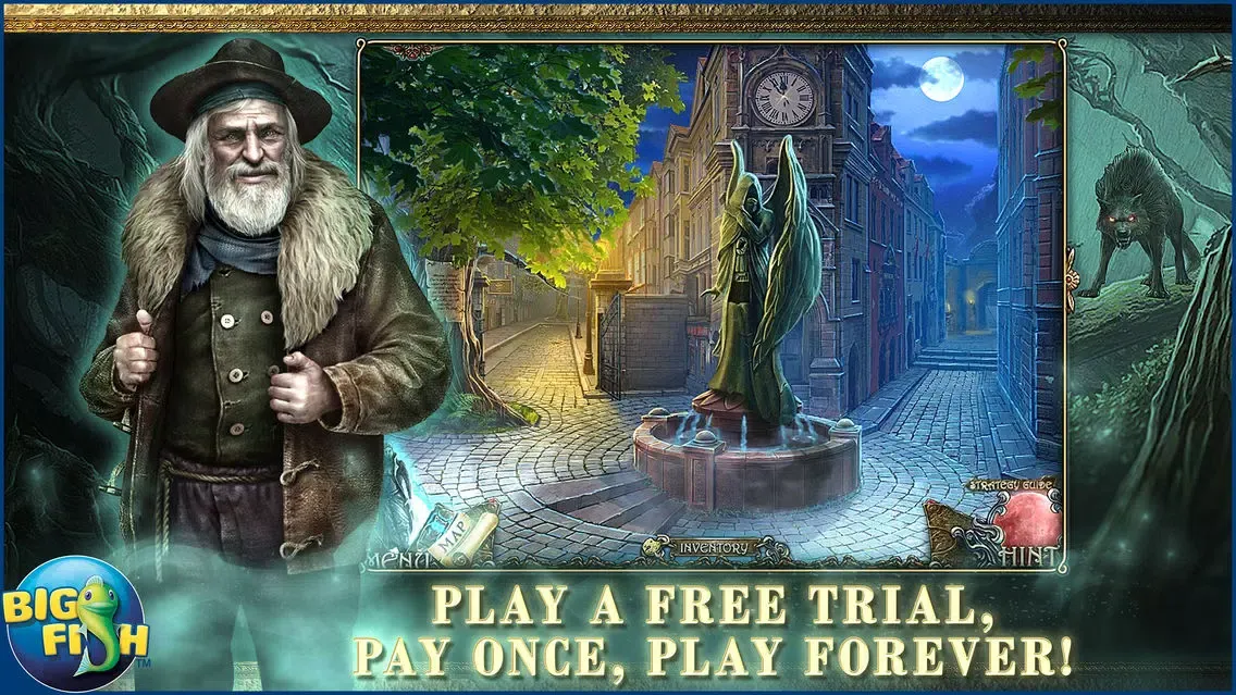 Shadow Wolf Mysteries: Tracks of Terror - A Hidden Object Adventure Ekran Görüntüleri