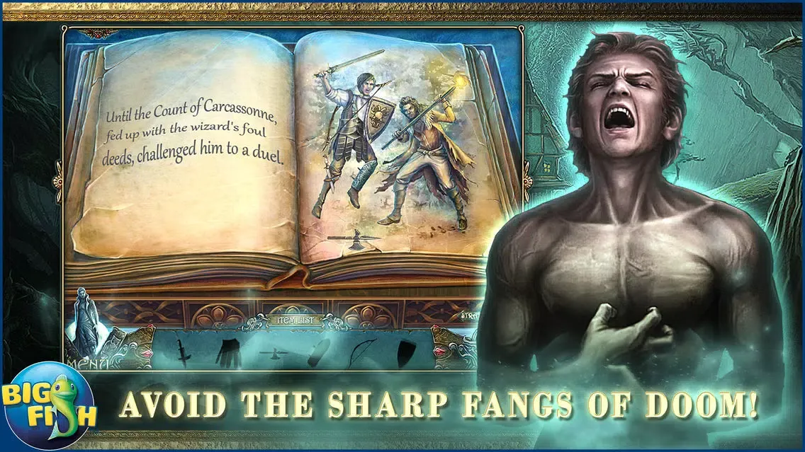 Shadow Wolf Mysteries: Tracks of Terror - A Hidden Object Adventure Ekran Görüntüleri