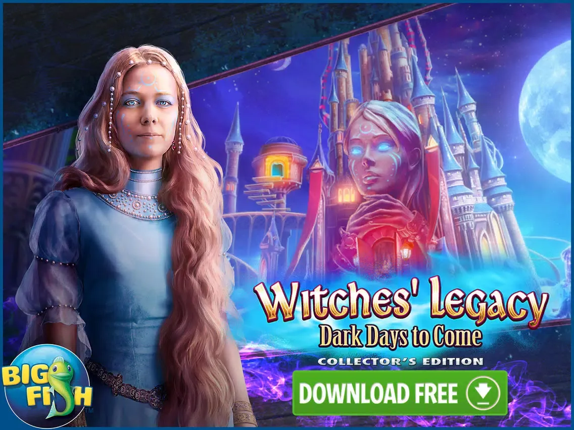 Witches' Legacy: Dark Days to Come - Hidden iPad  Screenshots