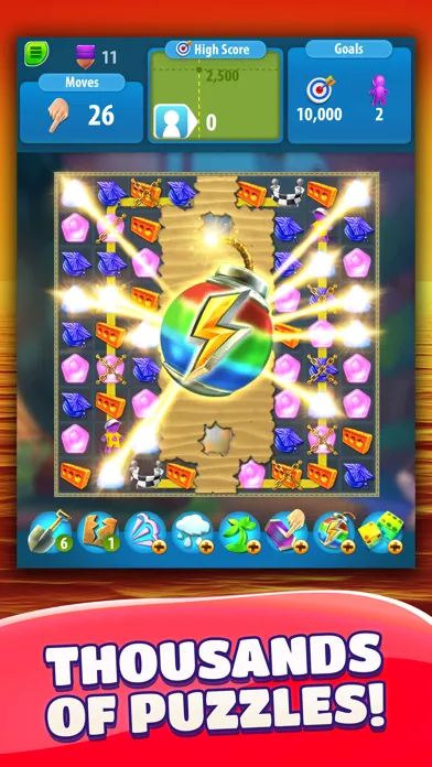 Gummy Drop! Match 3 Puzzles スクリーンショット