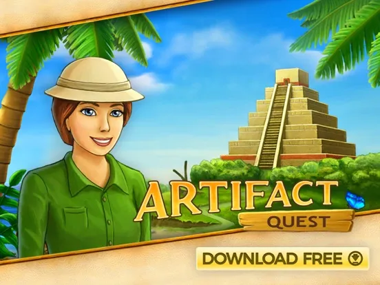 Tangkapan skrin Artifact Quest - Match 3 Game iPad 