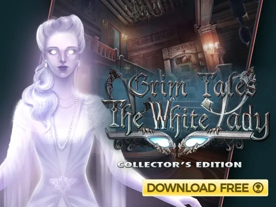 Grim Tales: The White Lady iPad  سکرین شاٹس