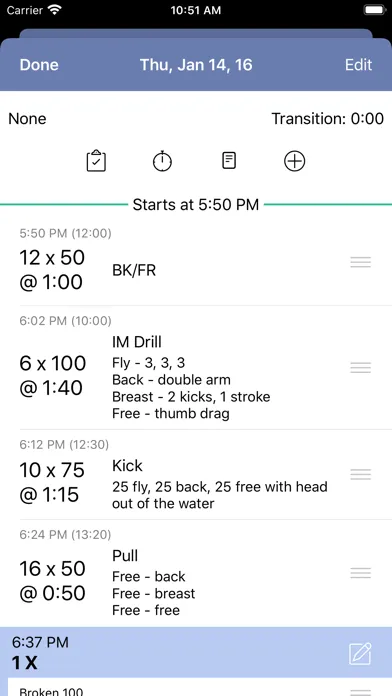 Workouts X スクリーンショット