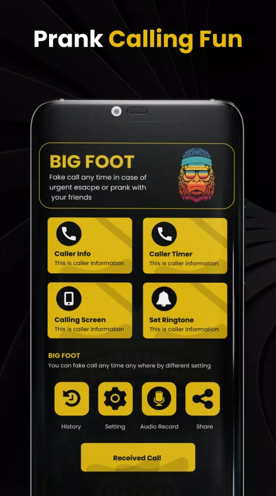 Bigfoot – Prank Call स्क्रीनशॉट